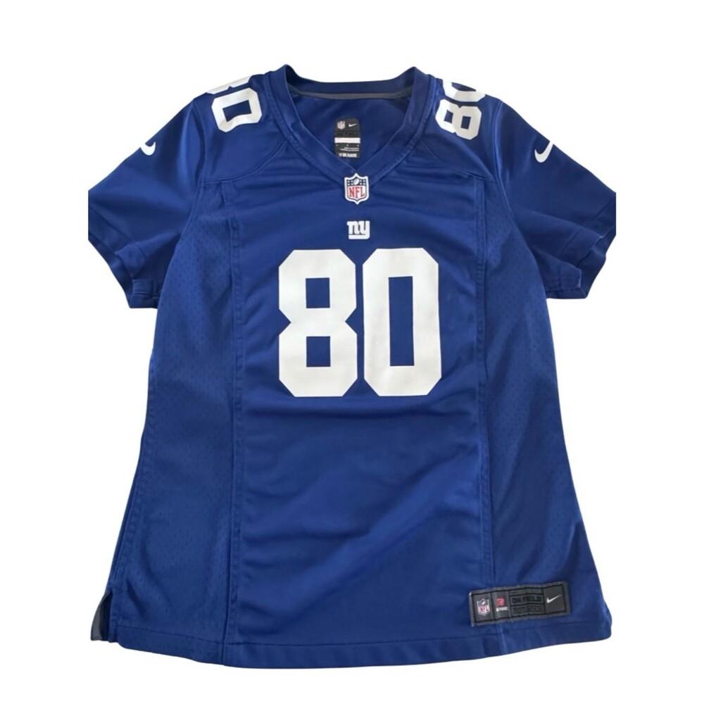 Nike New York Giants Victor Cruz 80 Jersey Blue NFL Football Women’s Large